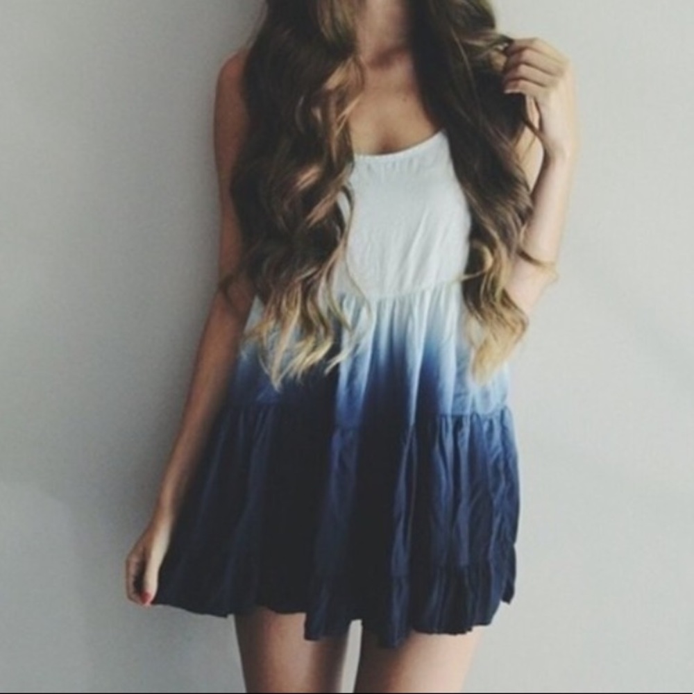 Blue ombré brandy Melville jada dress